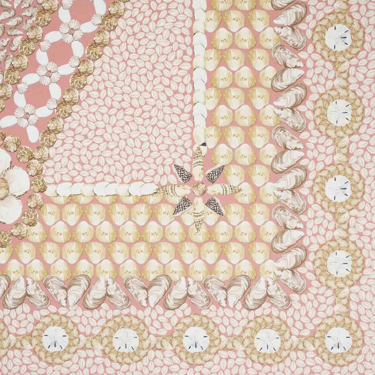 SHELL GROTTO PANEL B_ CORAL