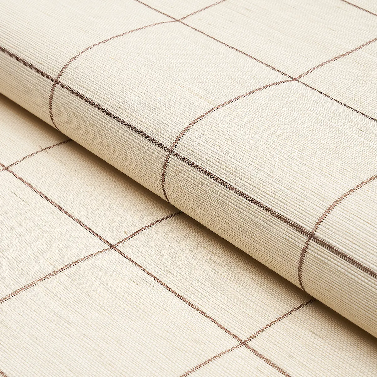 WINDOWPANE EMBROIDERED SISAL_ JAVA