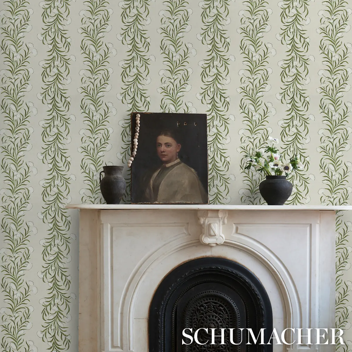 TASMANIAN MIMOSA_ IVORY & GREEN