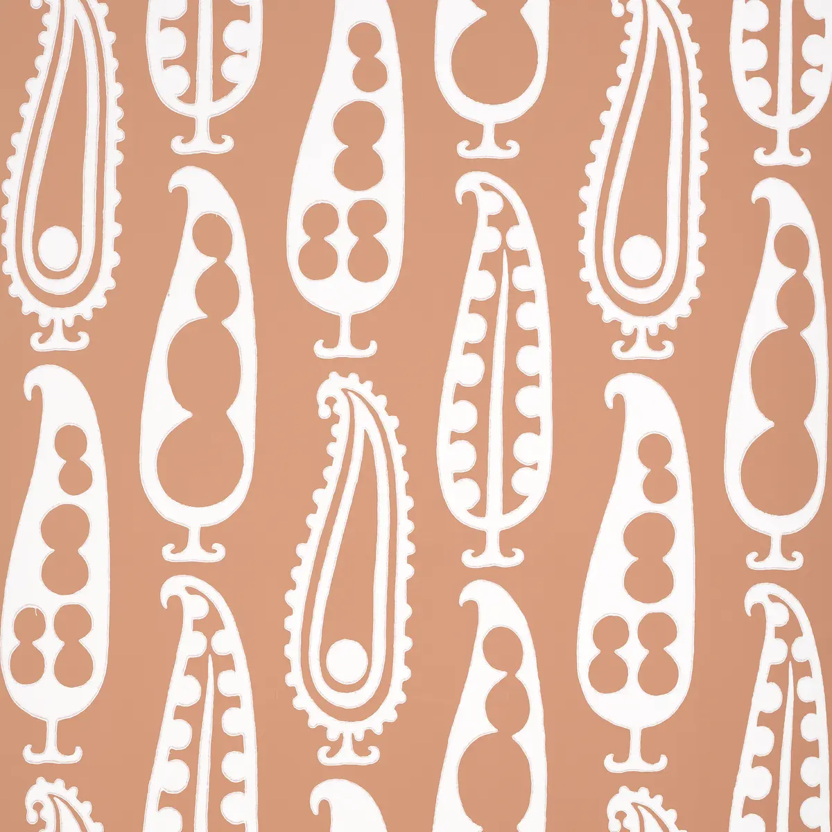 PAISLEY PEAS_ TERRACOTTA