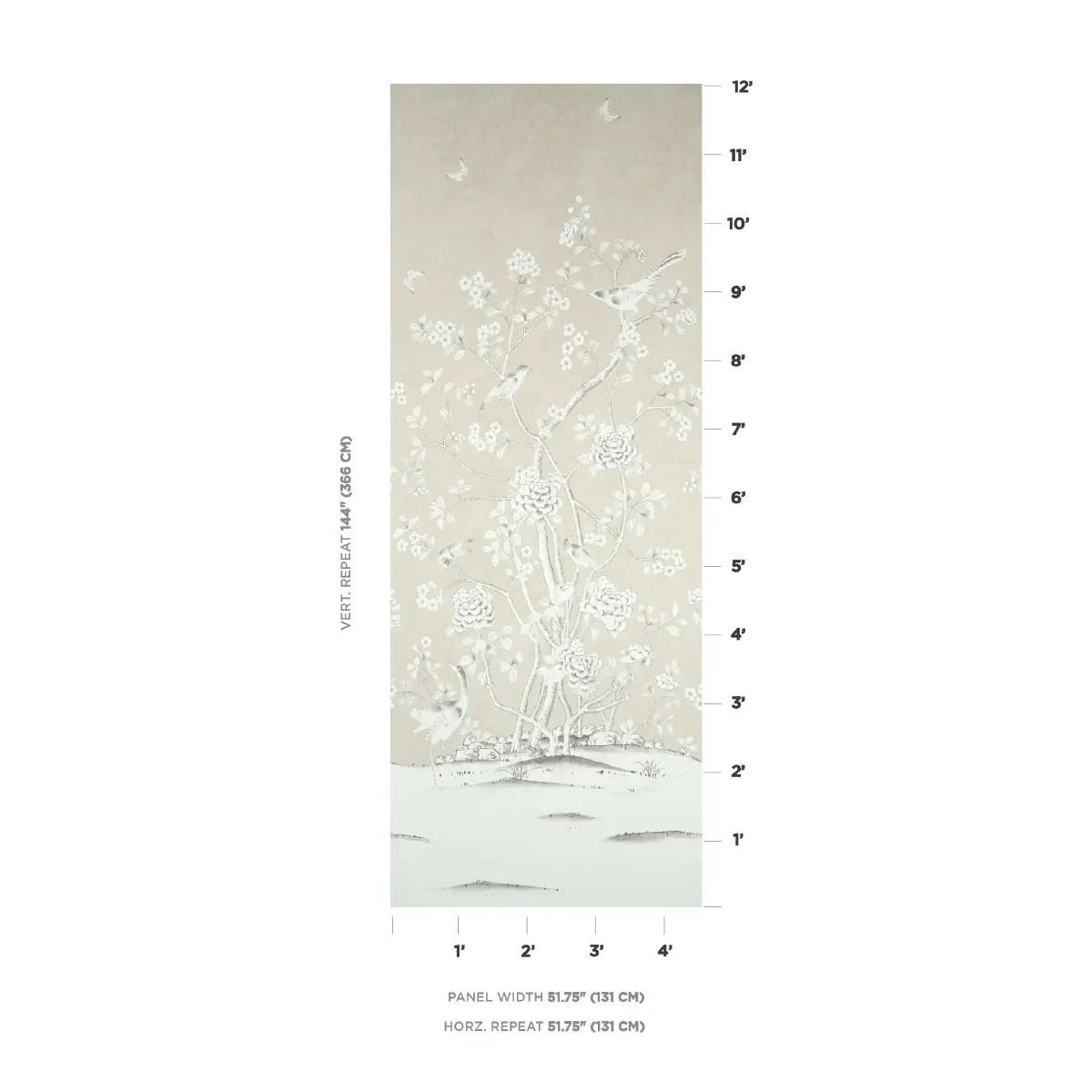 CHINOIS PALAIS PANEL_ STONE