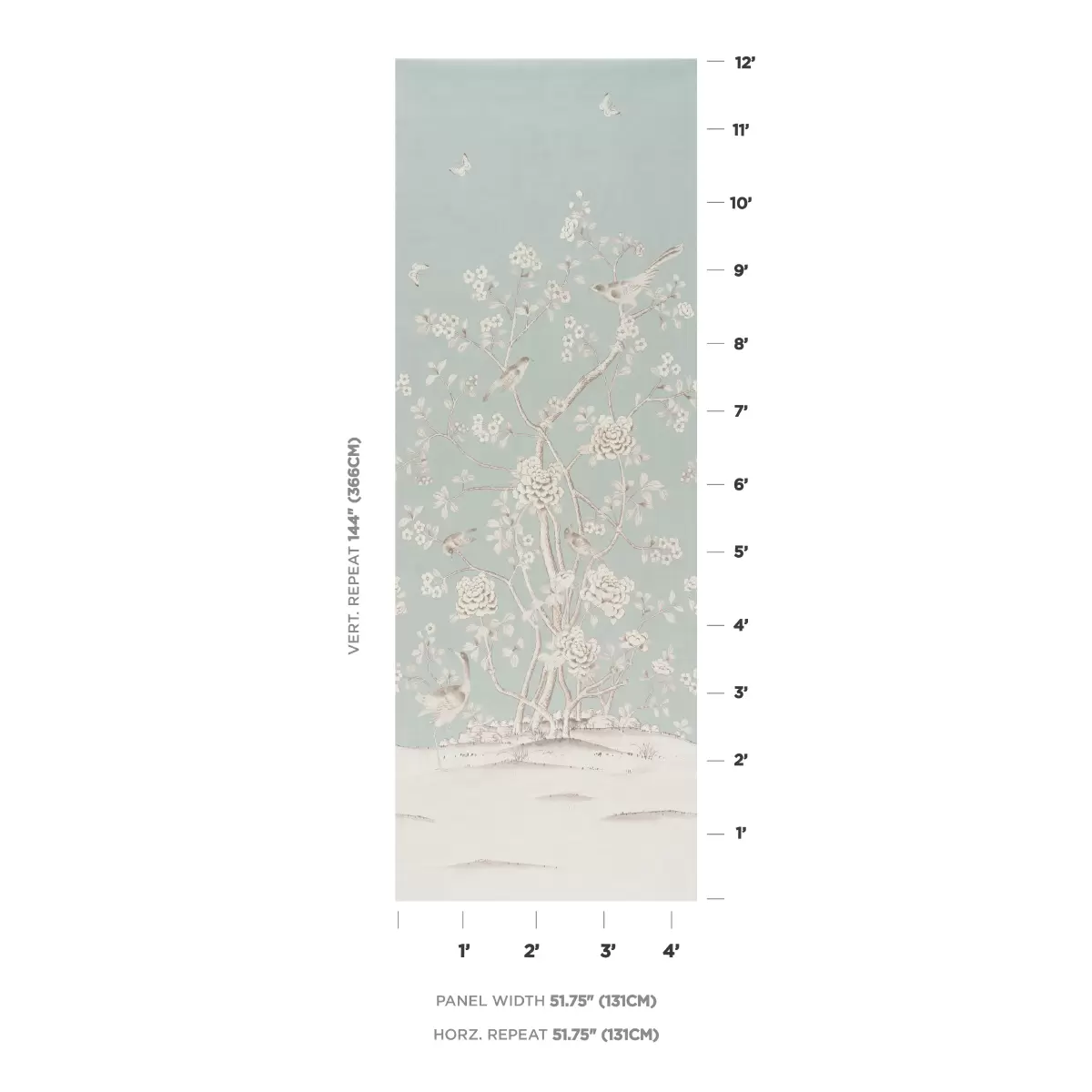 Chinois Palais Panel_ DUCK EGG