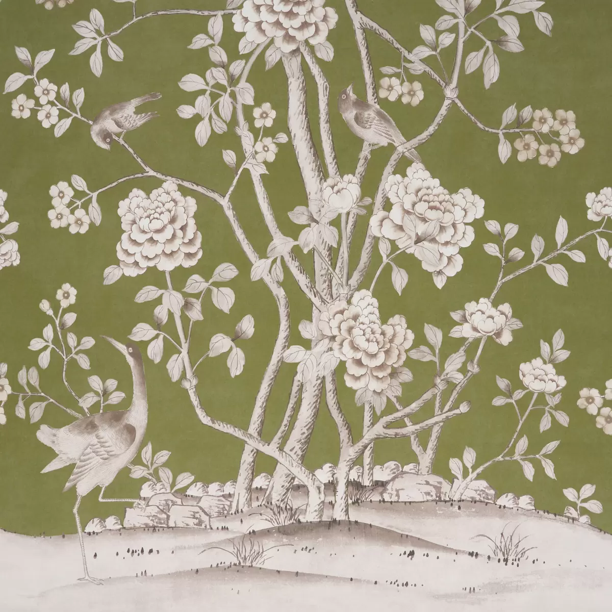 Chinois Palais Panel_ OLIVE