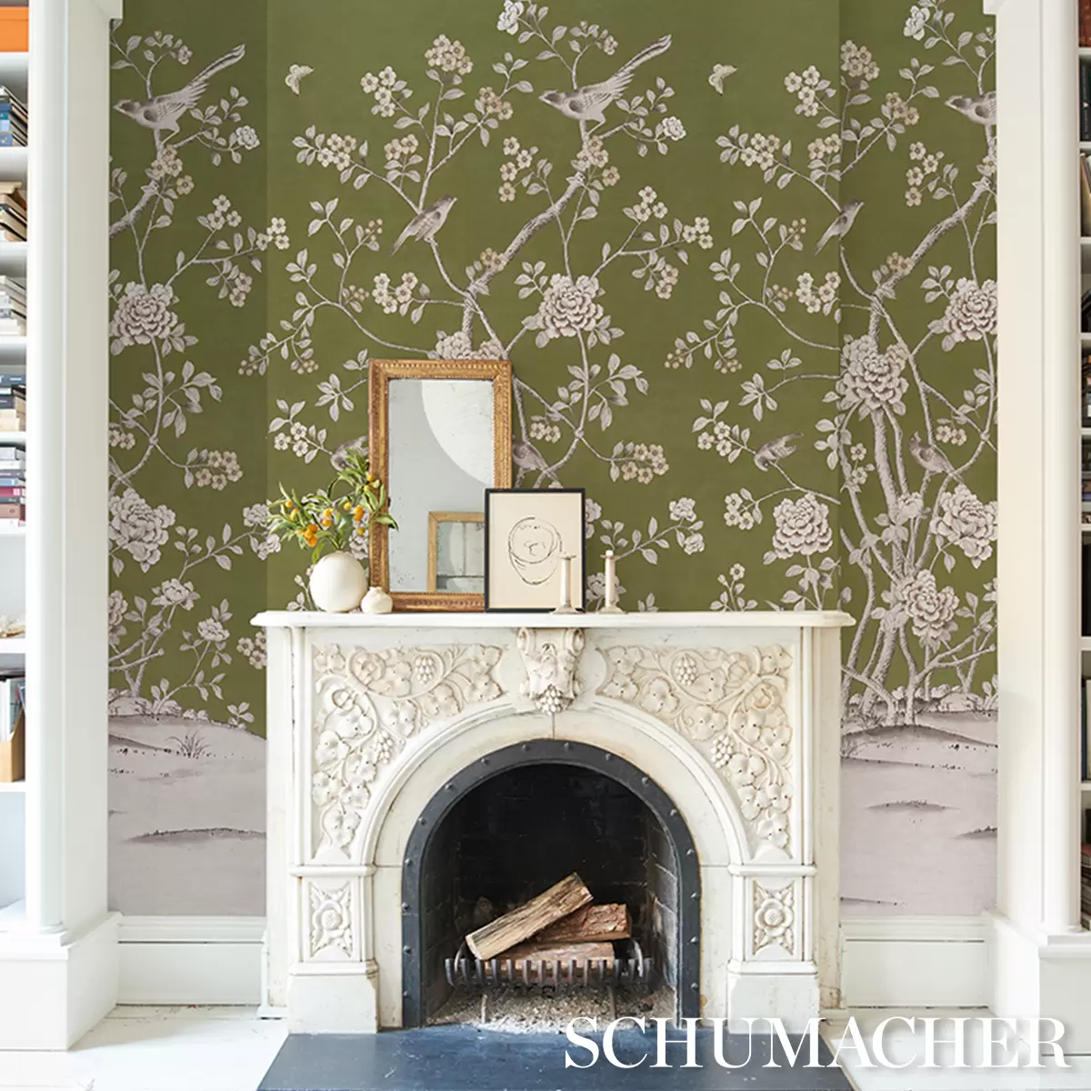 Chinois Palais Panel_ OLIVE