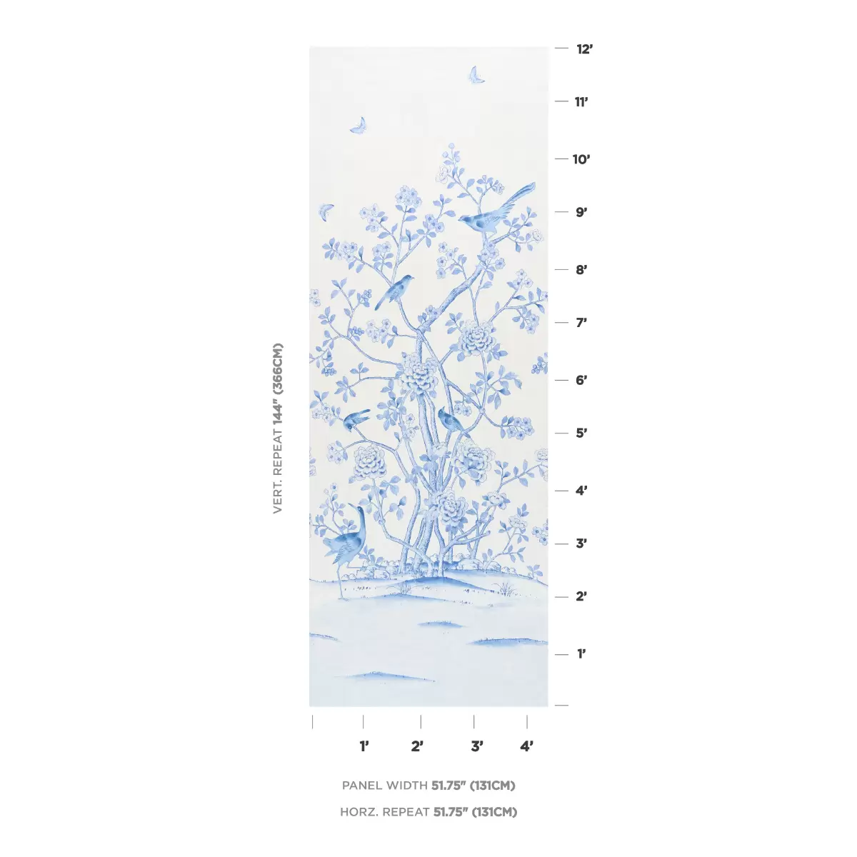 Chinois Palais Panel_ PORCELAIN