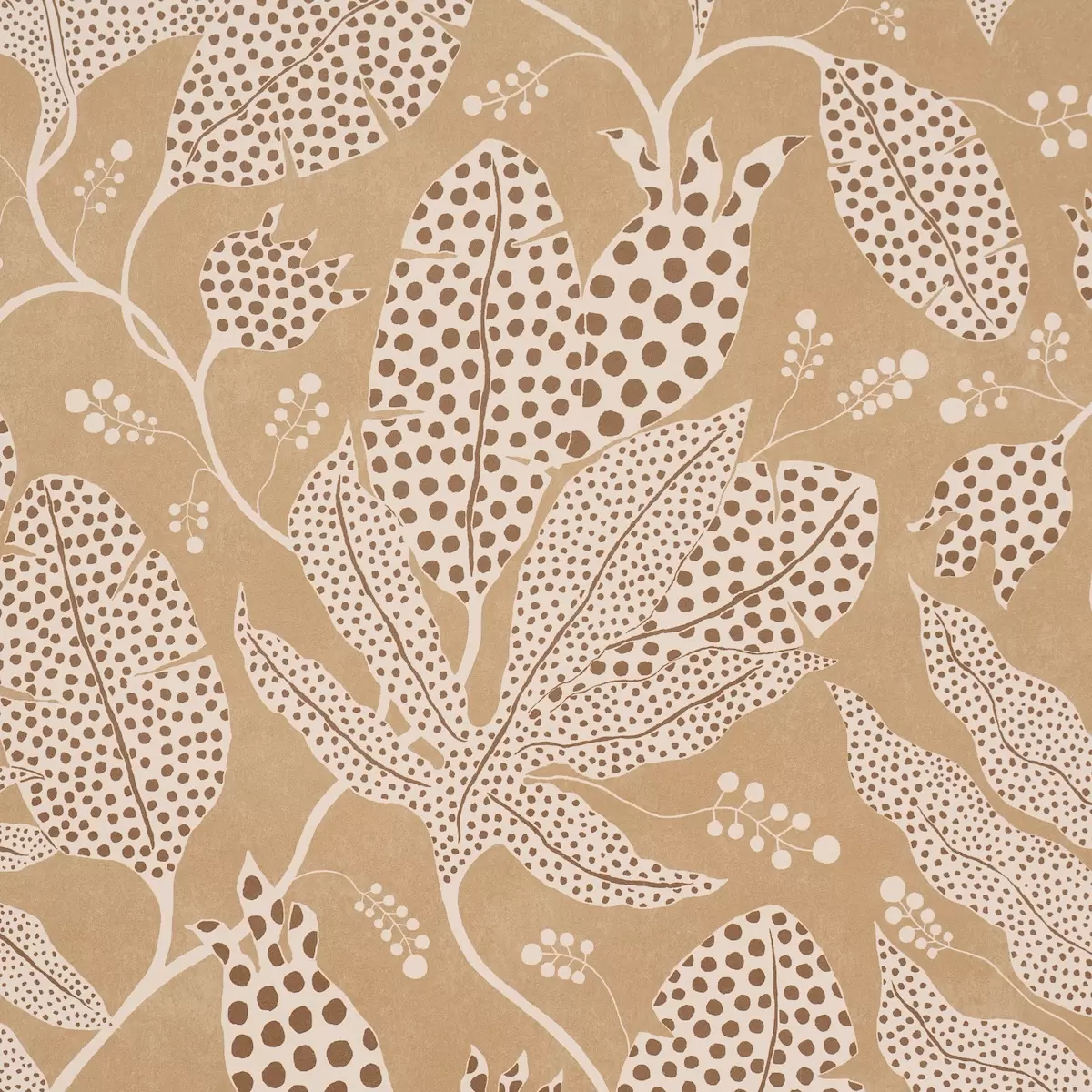 Polka Dot Jungle_ CARAMEL
