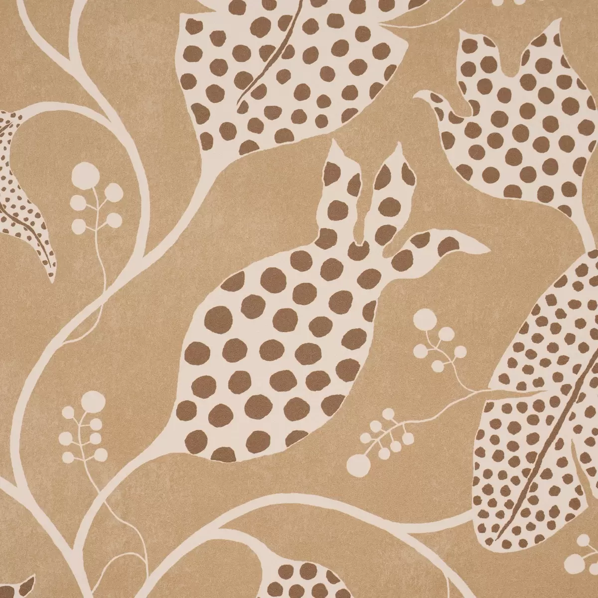 Polka Dot Jungle_ CARAMEL