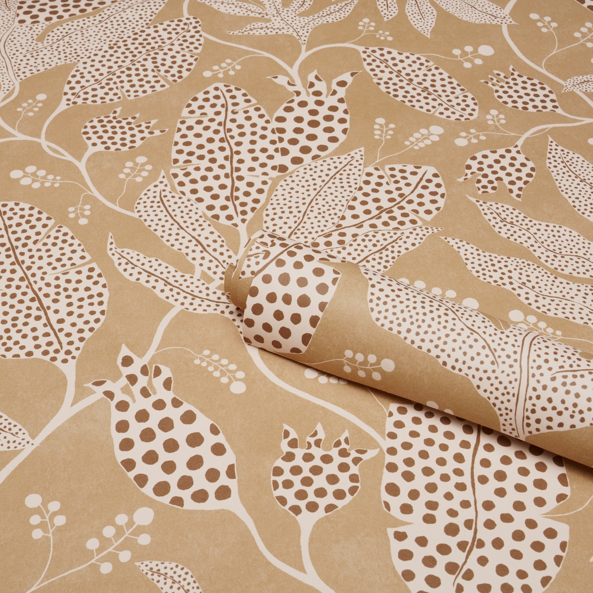 Polka Dot Jungle_ CARAMEL