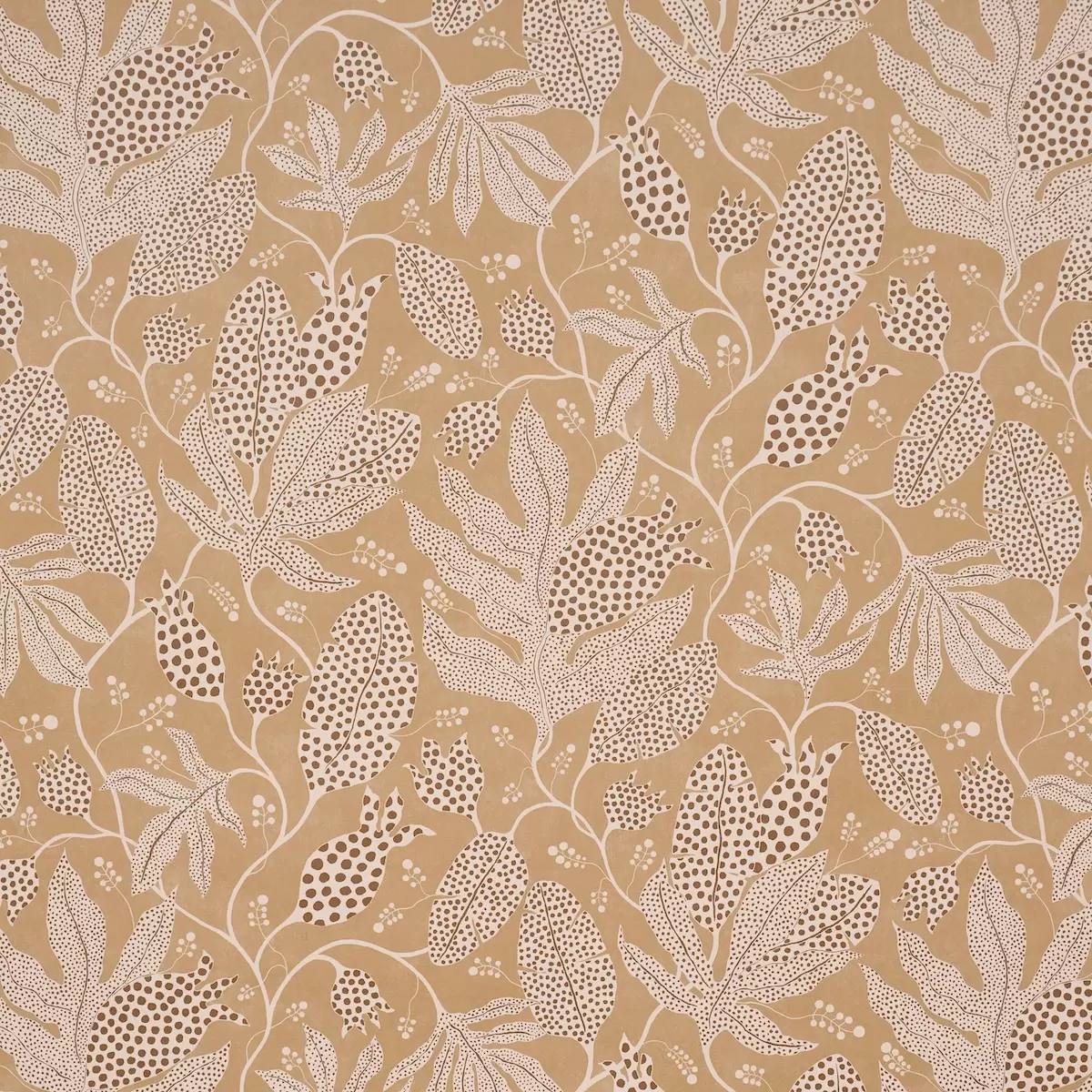 Polka Dot Jungle_ CARAMEL