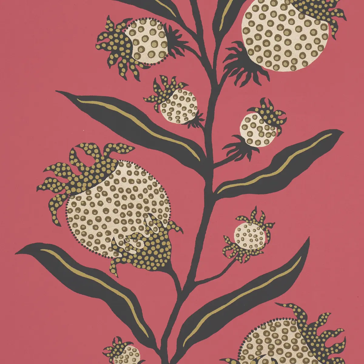 THISTLE VINE_ RED & GOLD