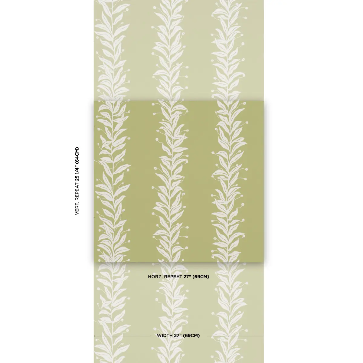 TENDRIL STRIPE_ OLIVE