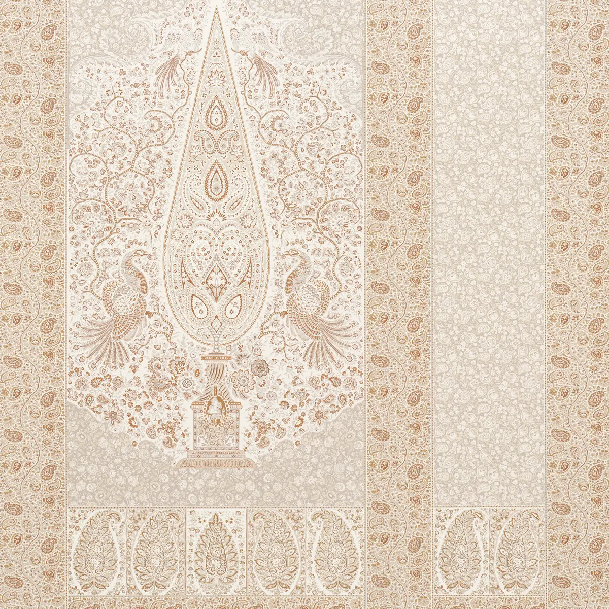 COLMERY PAISLEY PANEL SET_ PARCHMENT