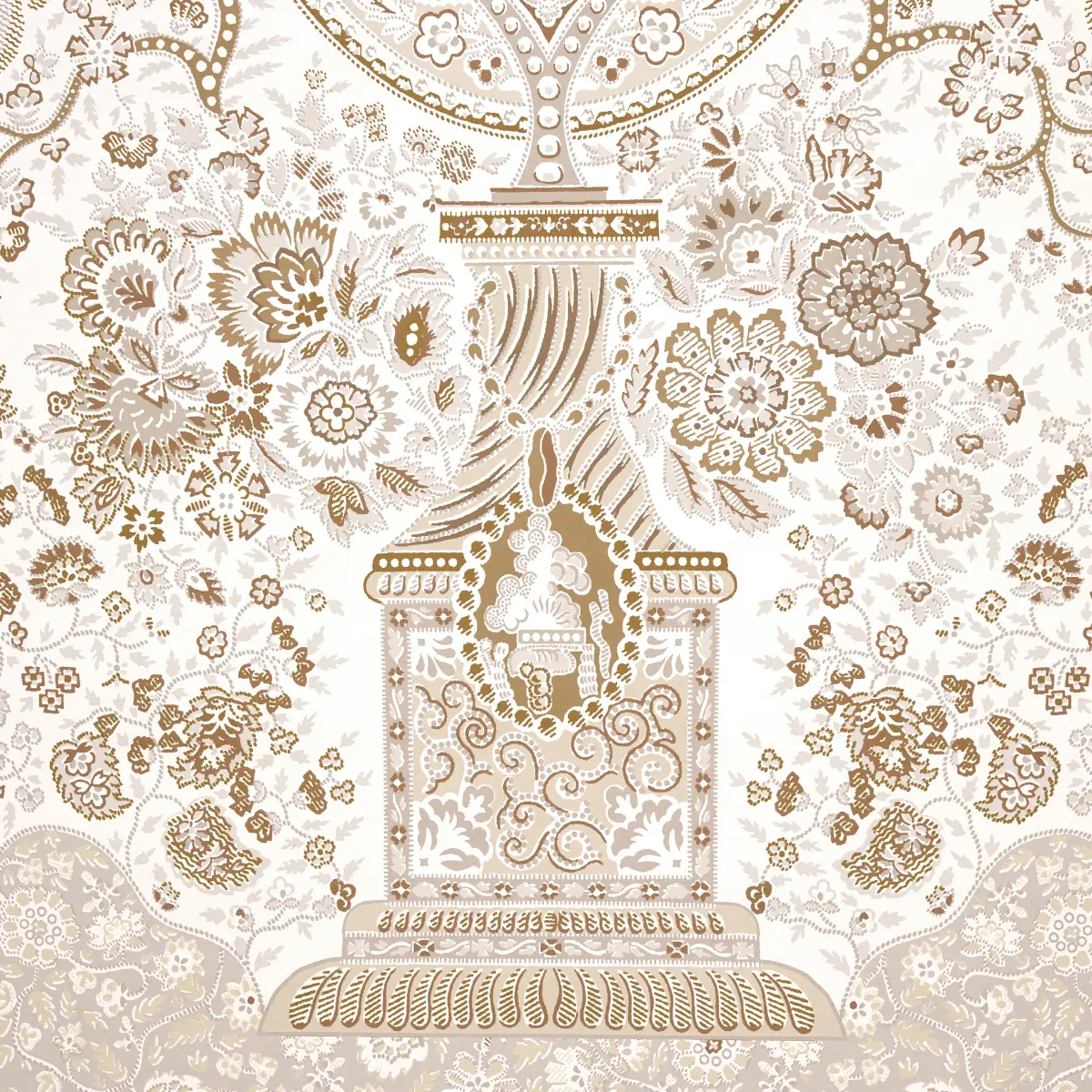 COLMERY PAISLEY PANEL SET_ PARCHMENT