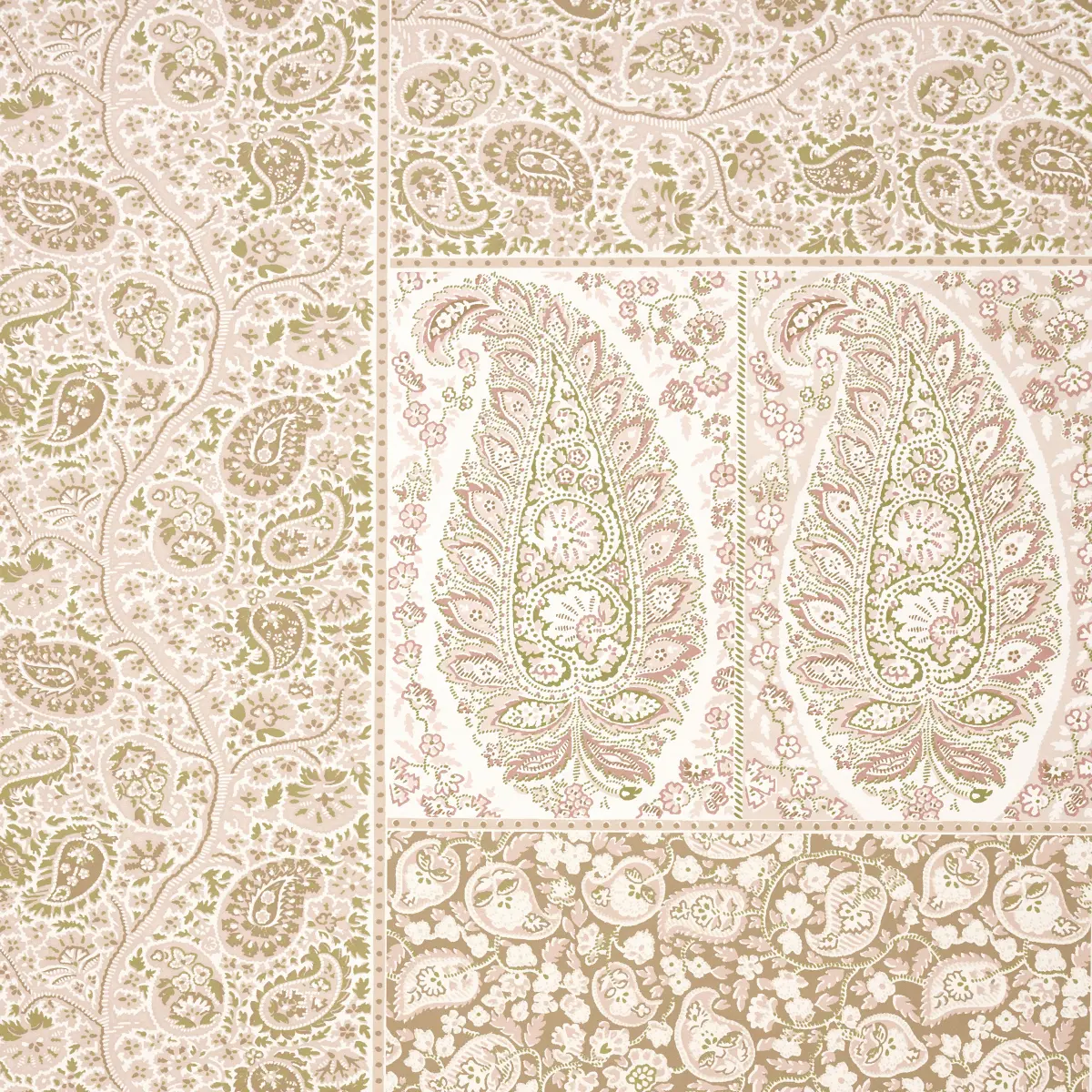 COLMERY PAISLEY PANEL SET_ PÉTALE