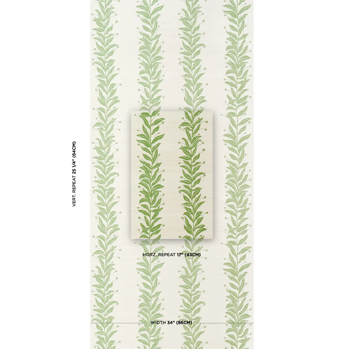 TENDRIL STRIPE SISAL_ OLIVE