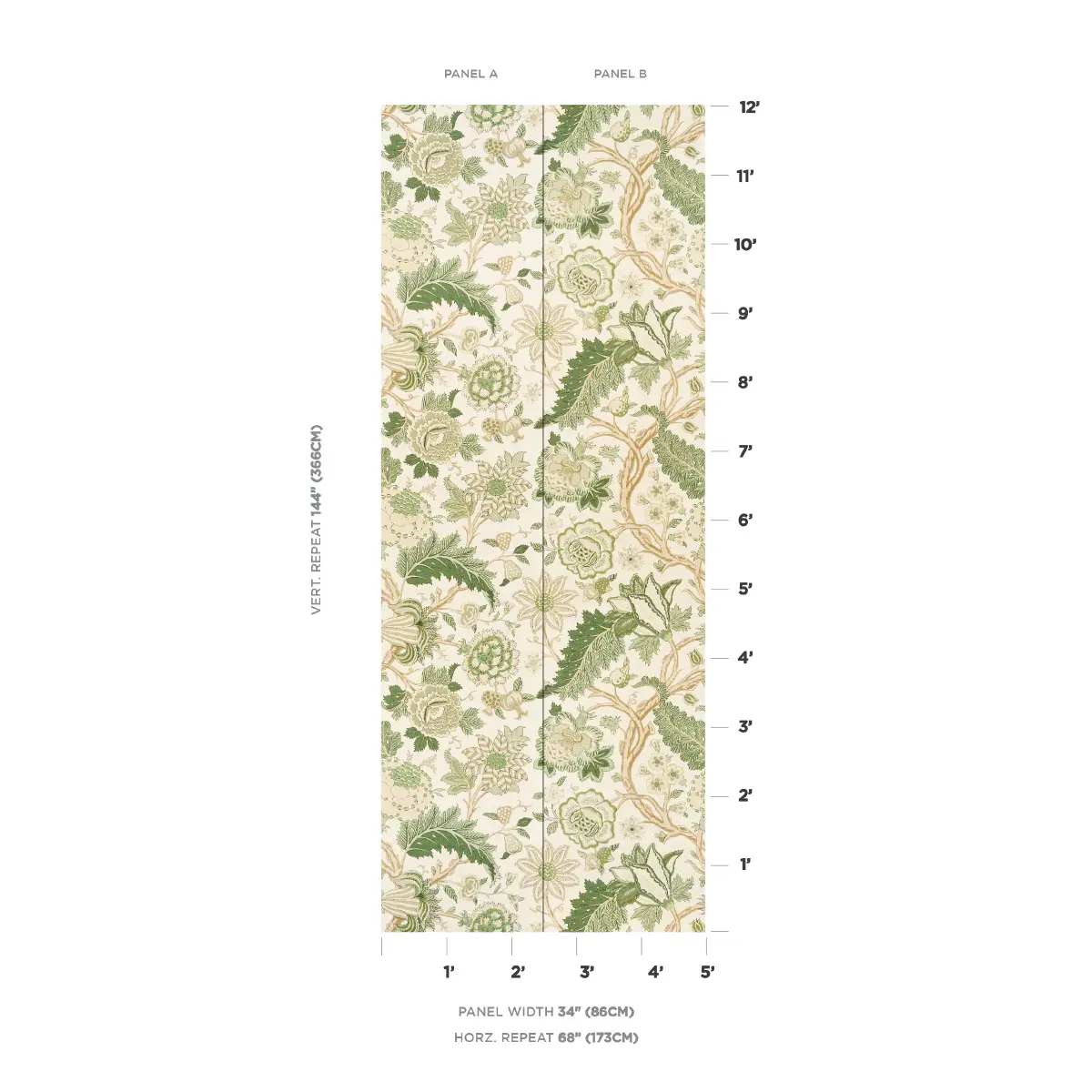 DARSY TREE OF LIFE SISAL PANEL SET_ LEAF