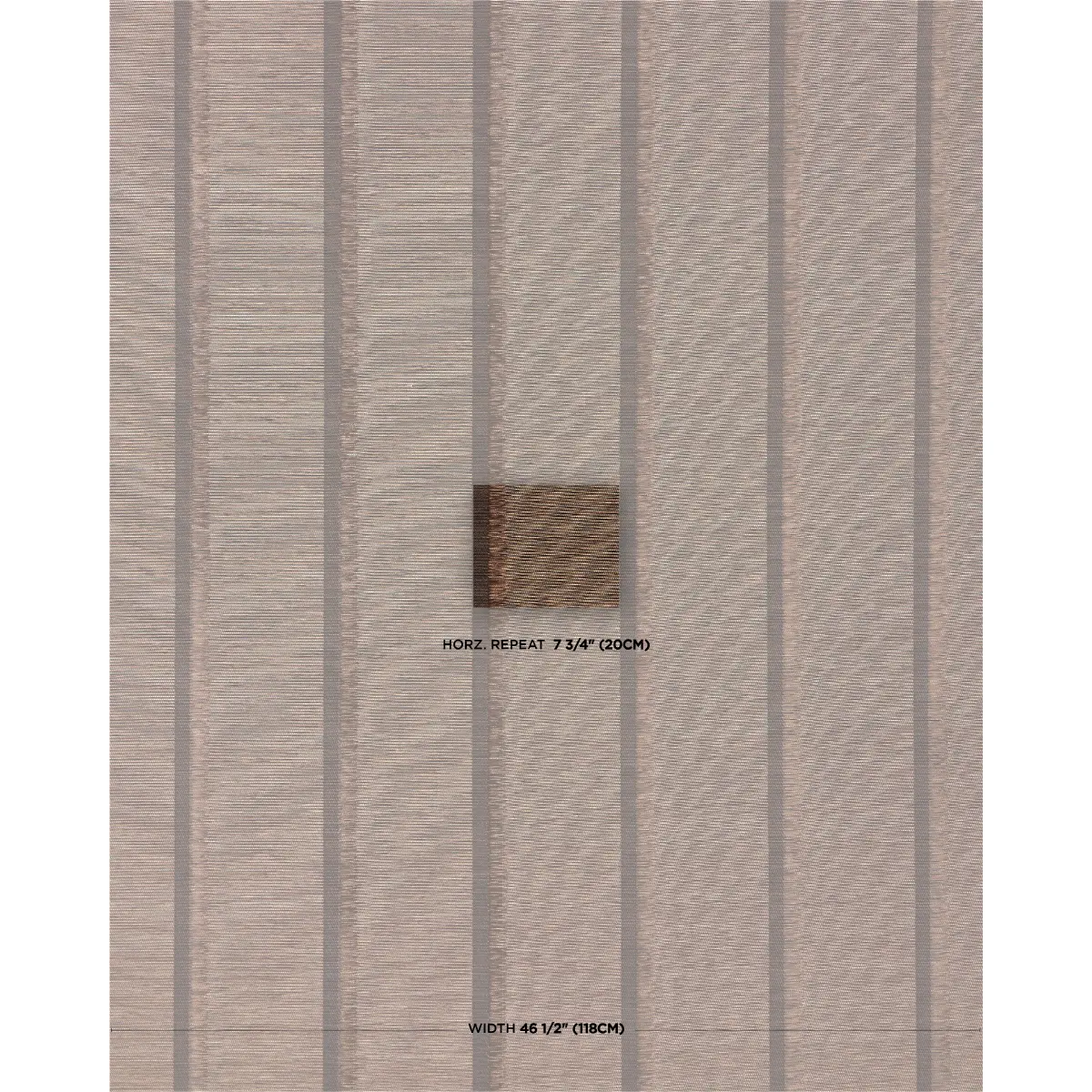 AXEL FRINGE WALLCOVERING_ BROWN/COPPER