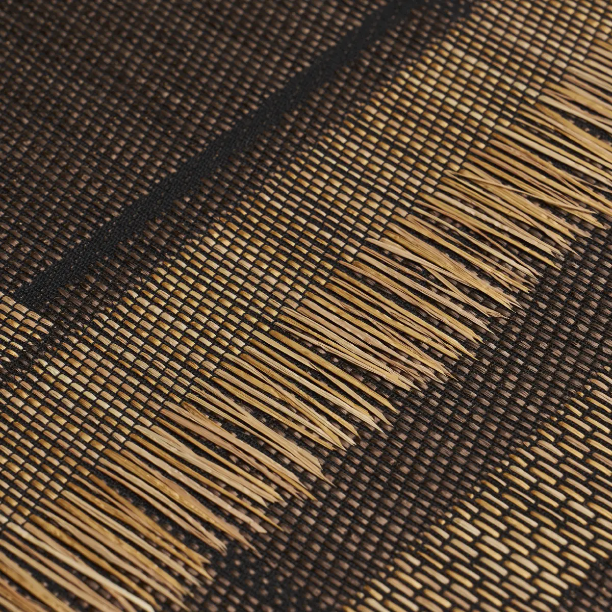 AXEL PLAID WALLCOVERING_ SADDLE BROWN