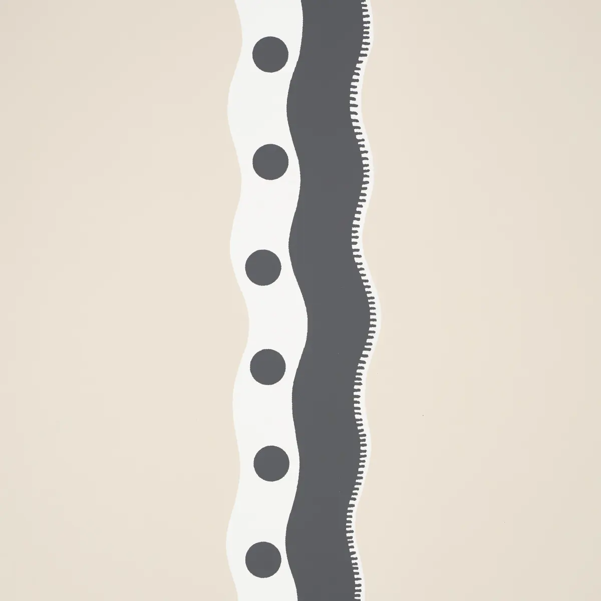 ROUSSEAU STRIPE_ NOIR & CREAM
