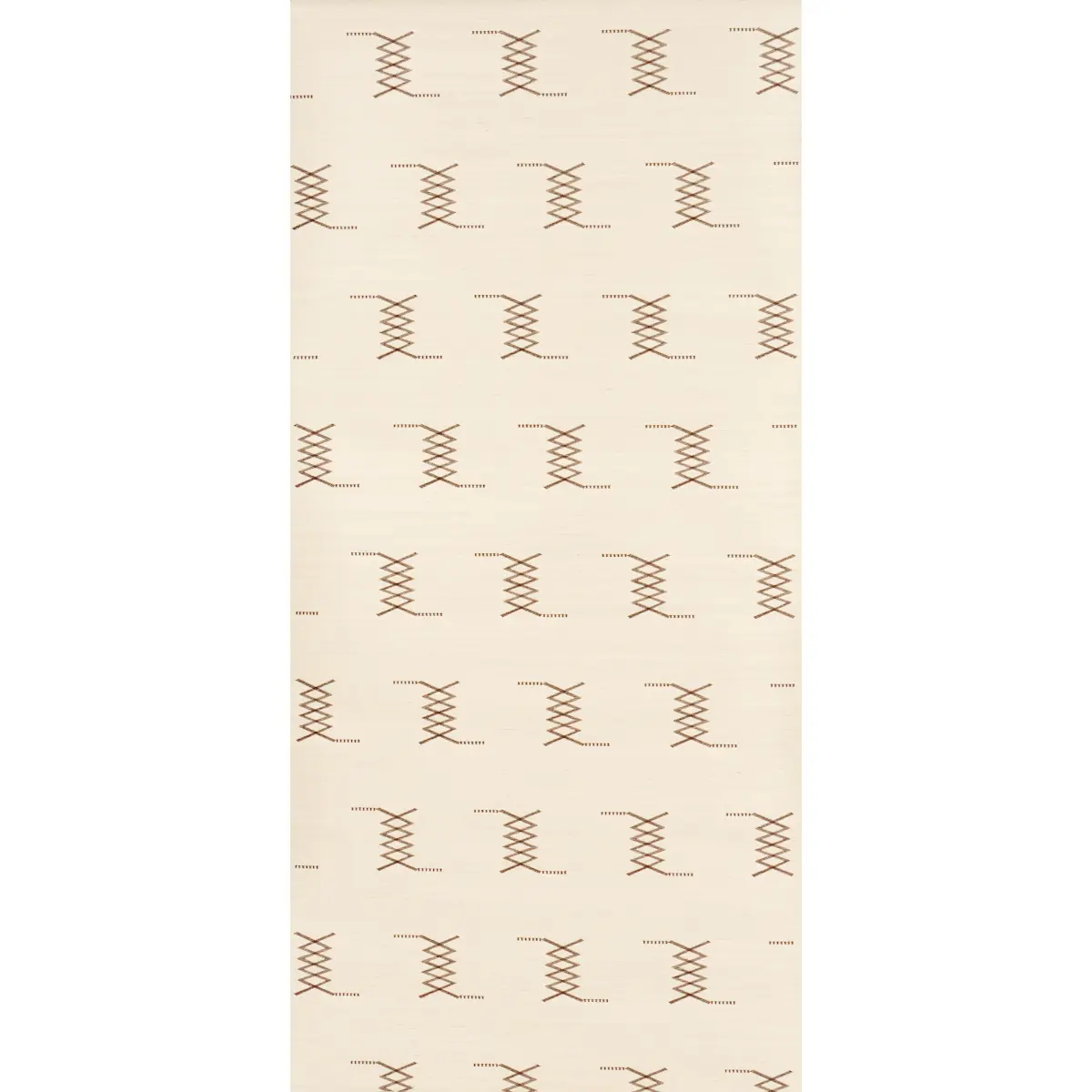 Kin Sisal Embroidery_ HAZEL ON IVORY