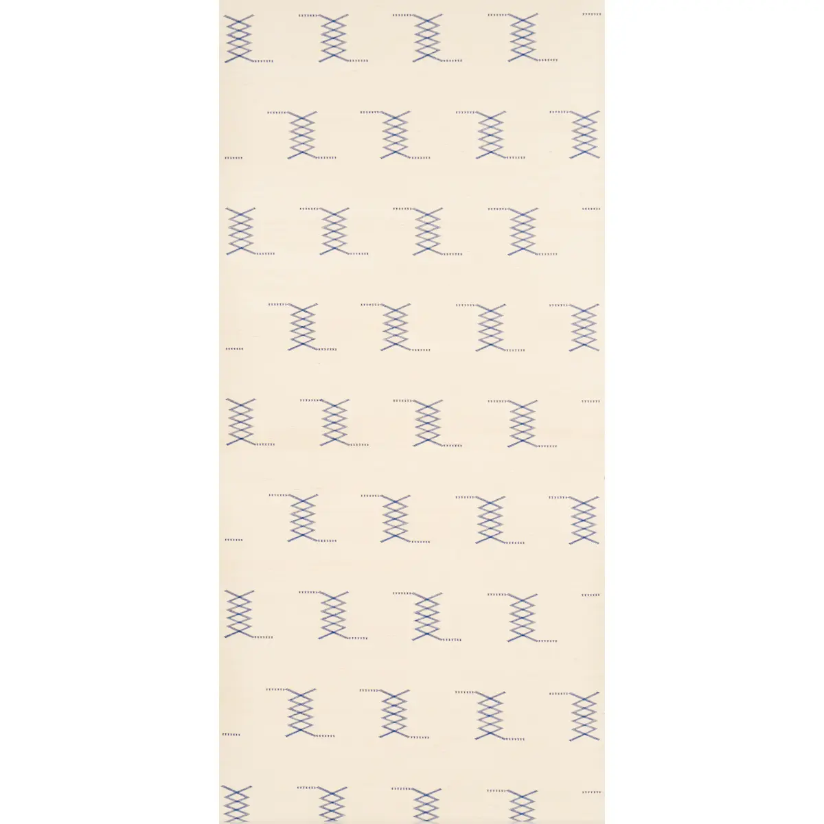 Kin Sisal Embroidery_ INK ON IVORY