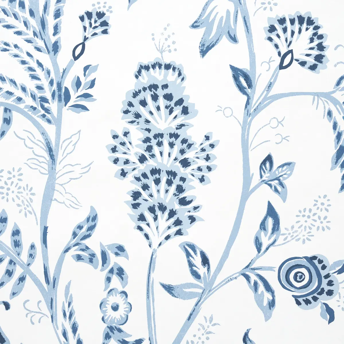CHINOISERIE GRANDE PANEL SET_ INDIGO