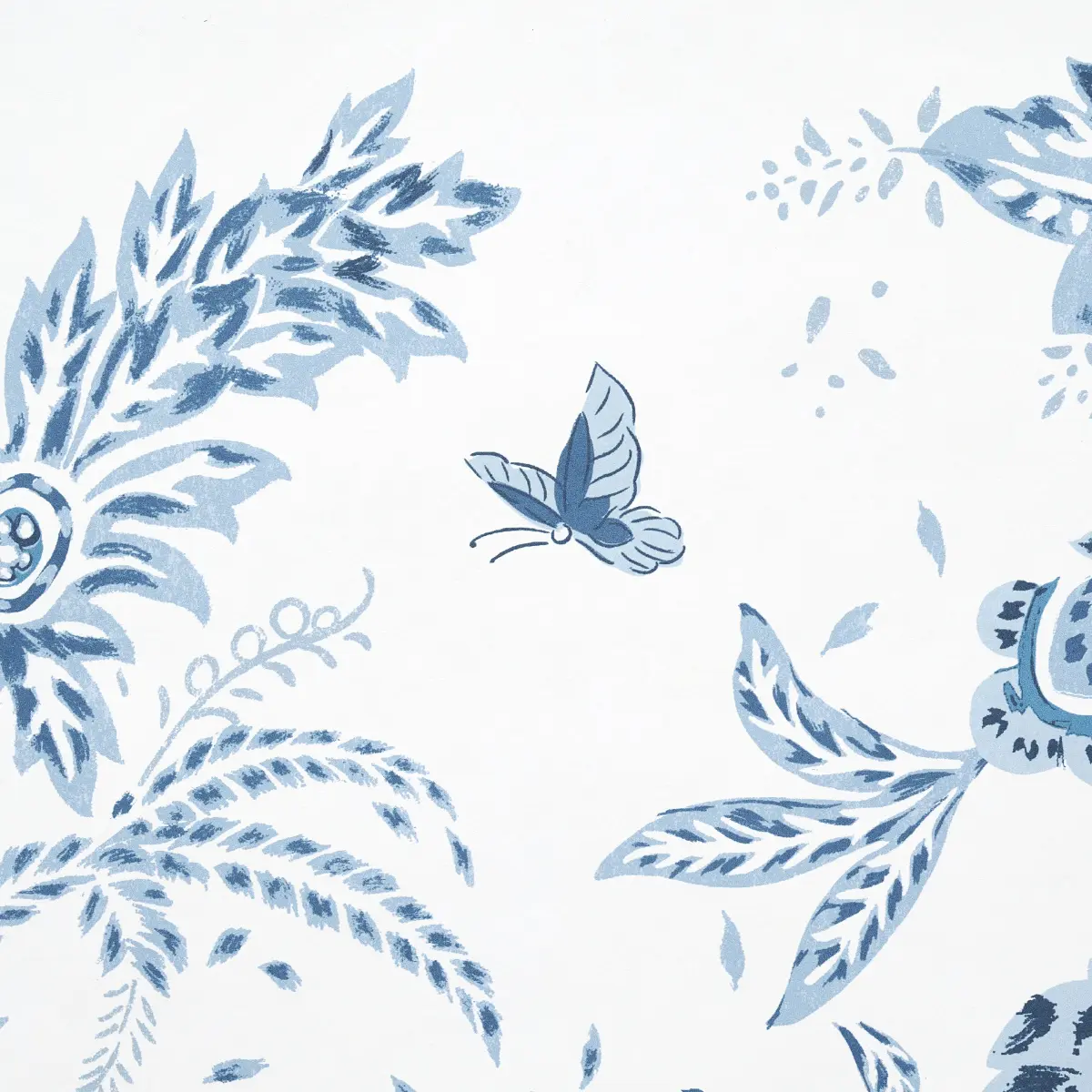 CHINOISERIE GRANDE PANEL SET_ INDIGO