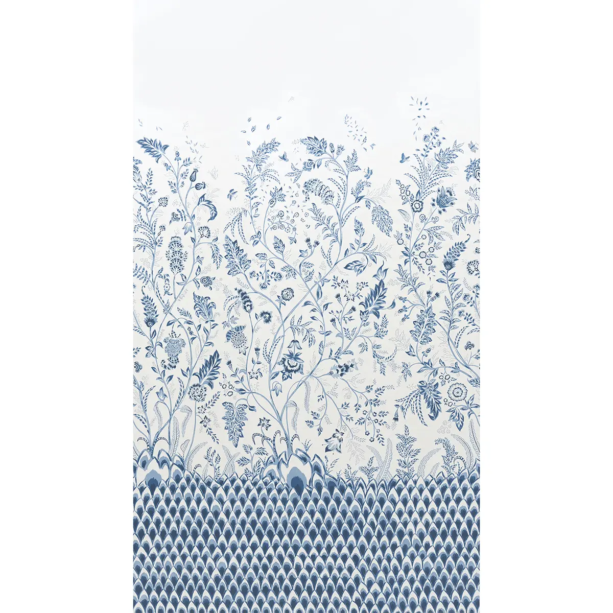 CHINOISERIE GRANDE PANEL SET_ INDIGO