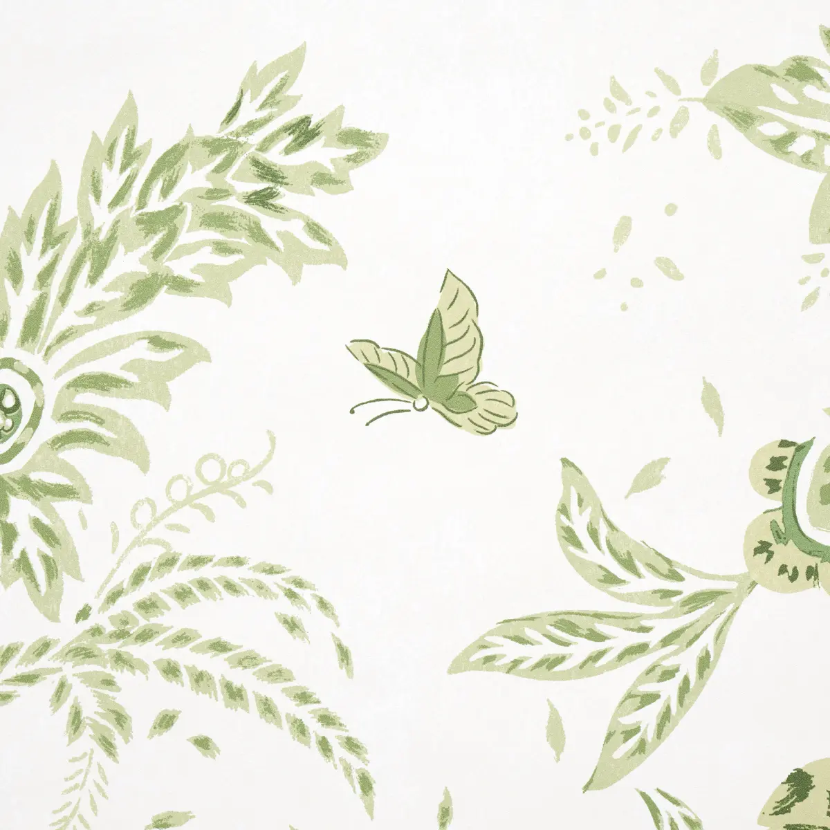 CHINOISERIE GRANDE PANEL SET_ LEAF GREEN