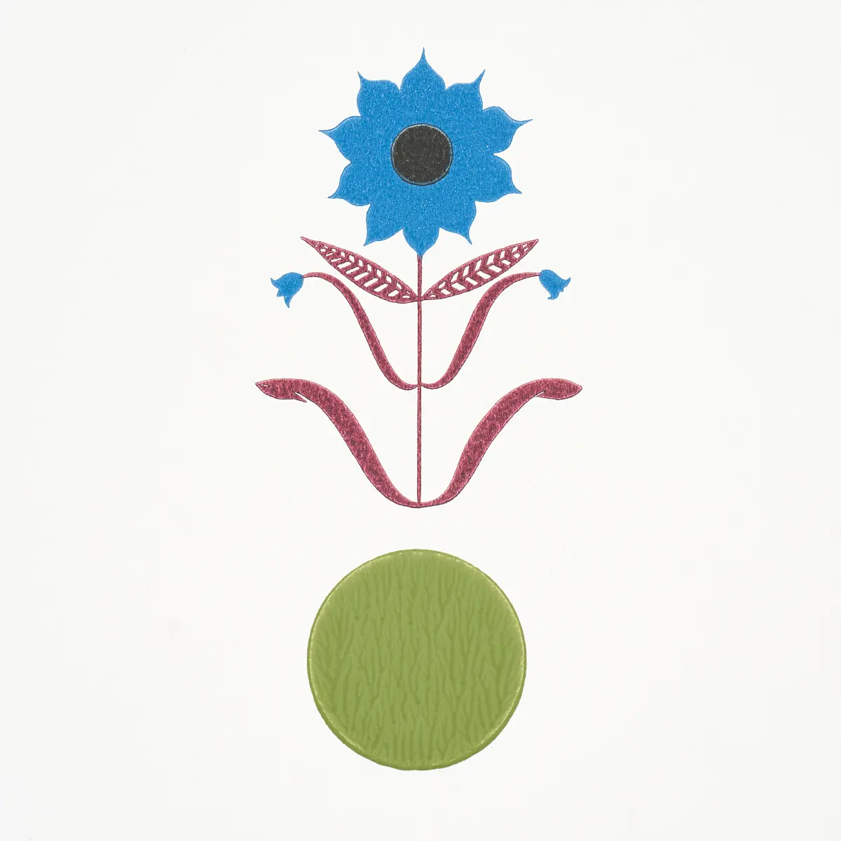 FORGET ME DOTS_ BLUE & PLUM