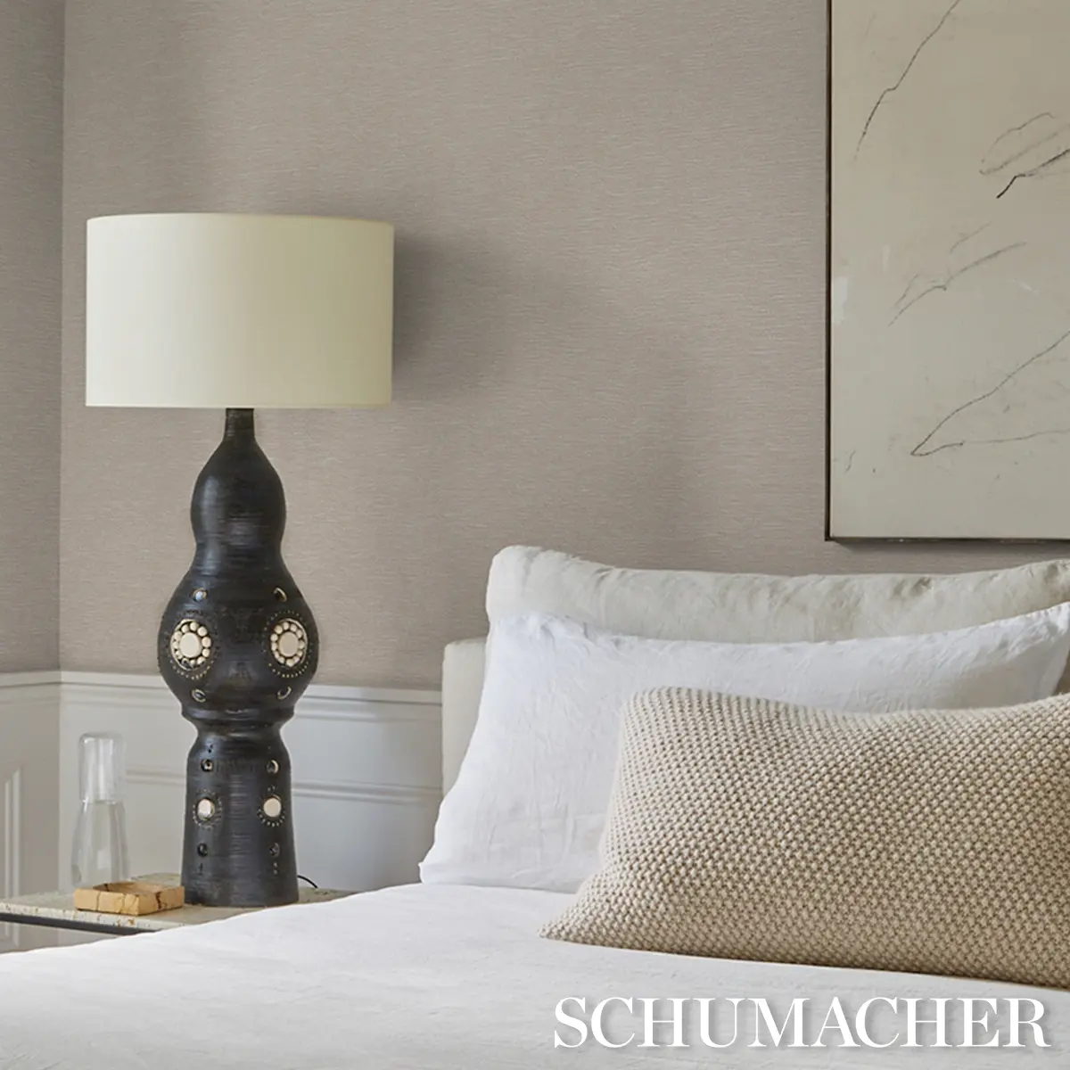 LINEN PLISSÉ WALLCOVERING_ ALABASTER