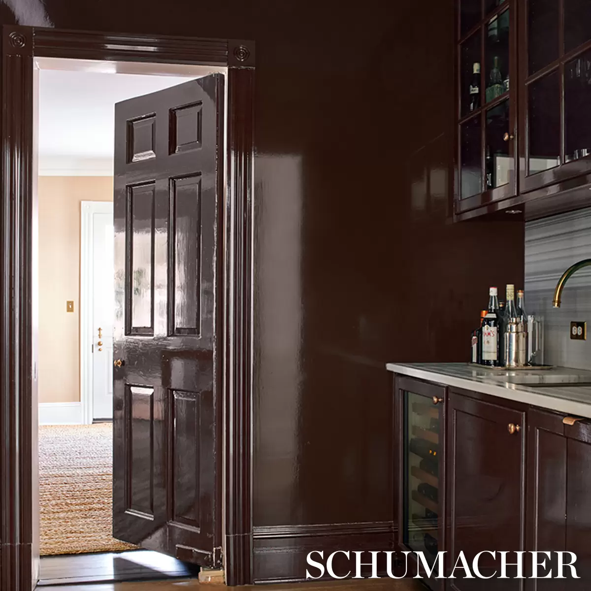 ACE FAUX LACQUER PERFORMANCE VINYL_ MOCHA