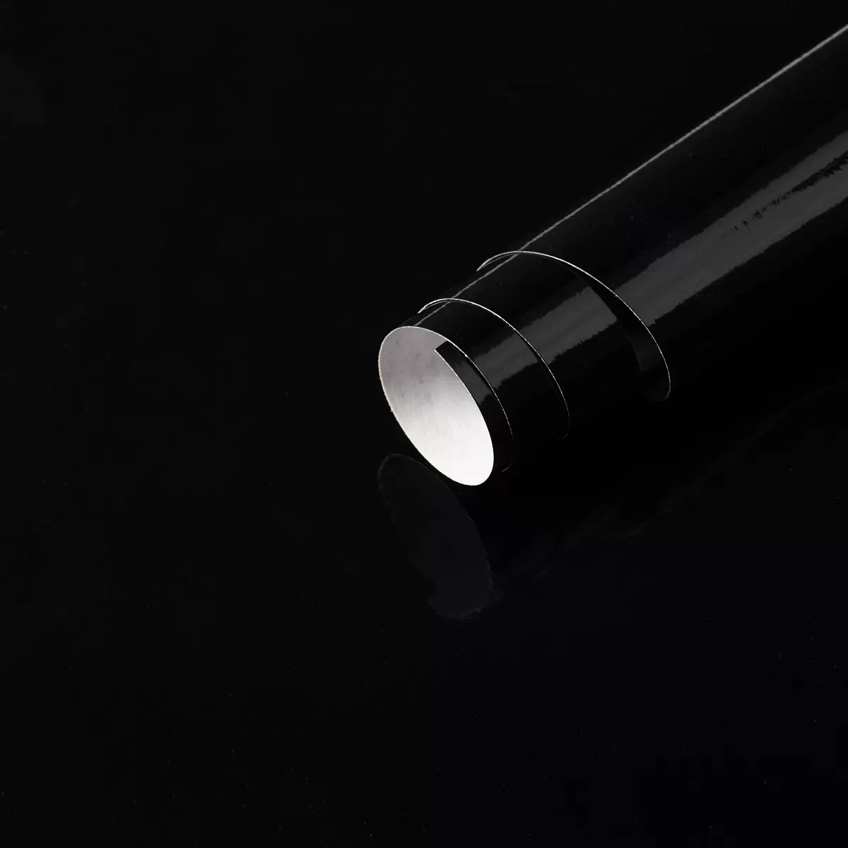 Ace Faux Lacquer Performance Vinyl_ BLACK