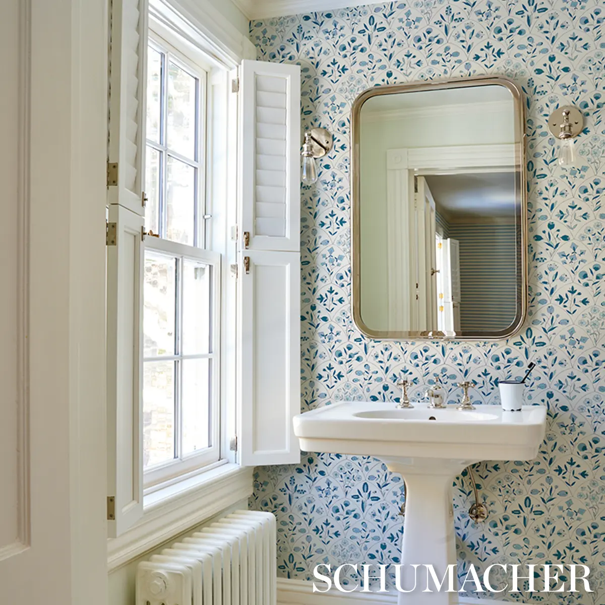 FRANCES SCALLOP FLORAL_ BLUES