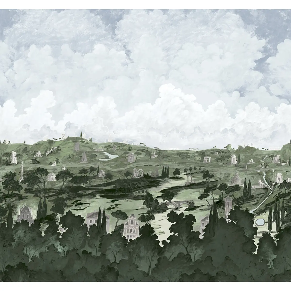Appian Way 4 Panel Set_ FOG