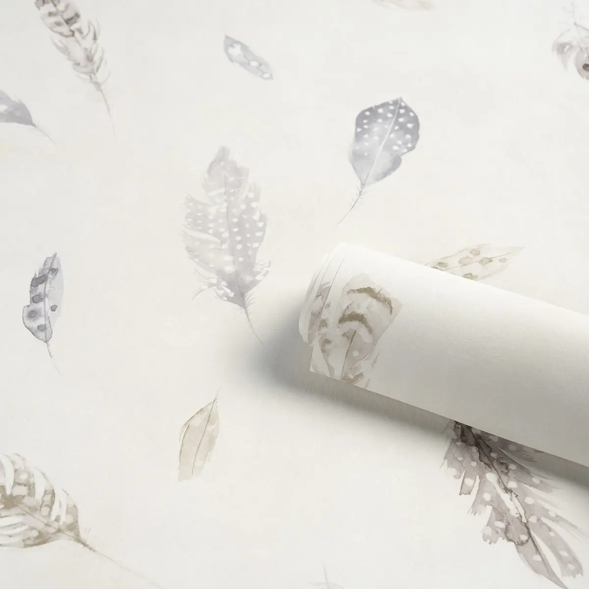 Woodland Feathers_ PEBBLE