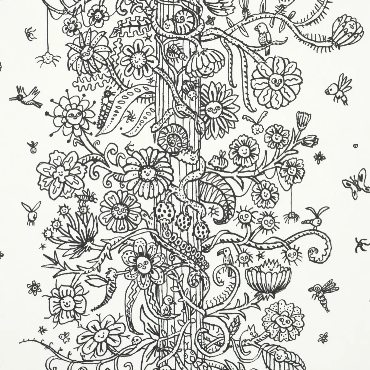 Edward Steed's Towers Of Flowers_ BLACK & WHITE