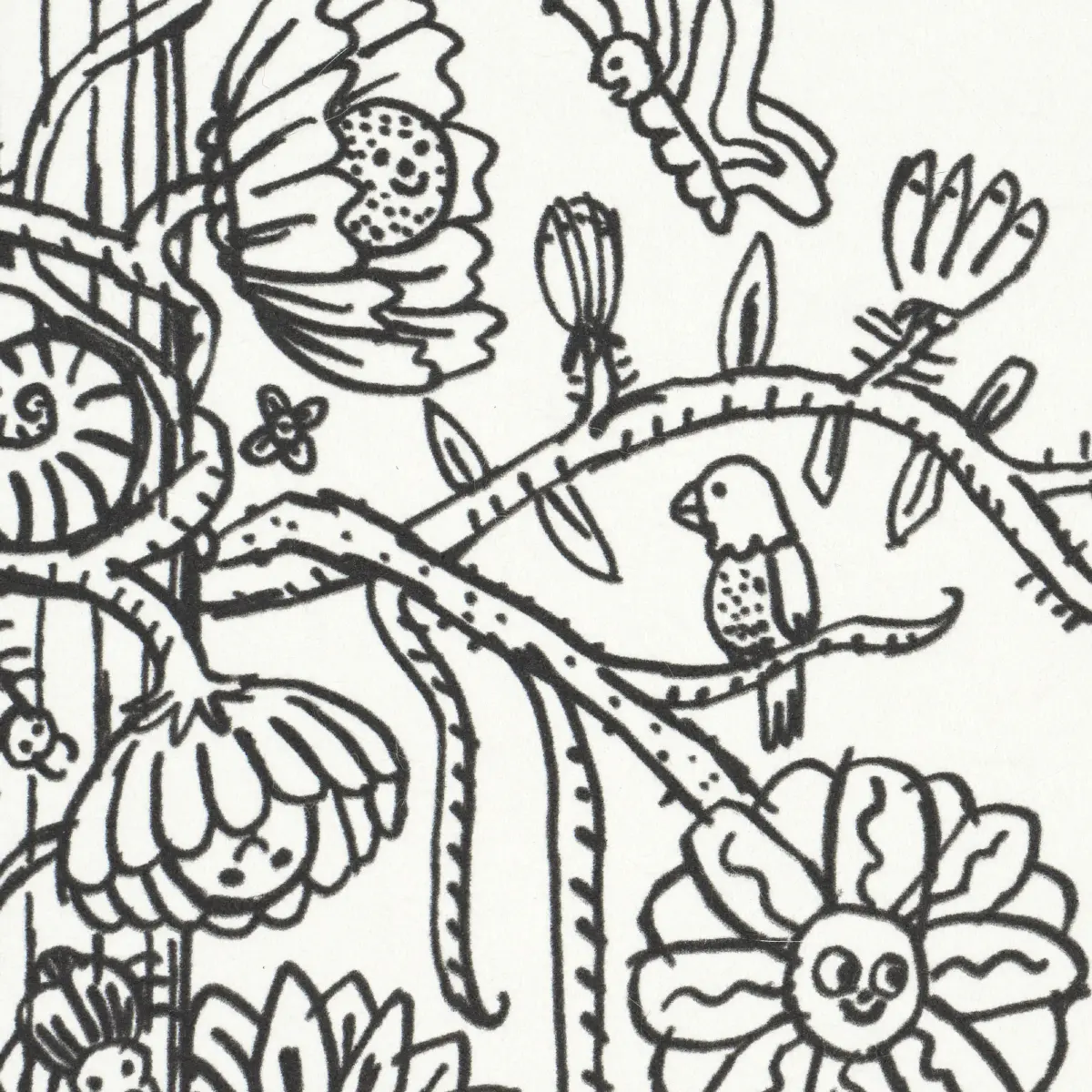Edward Steed's Towers Of Flowers_ BLACK & WHITE