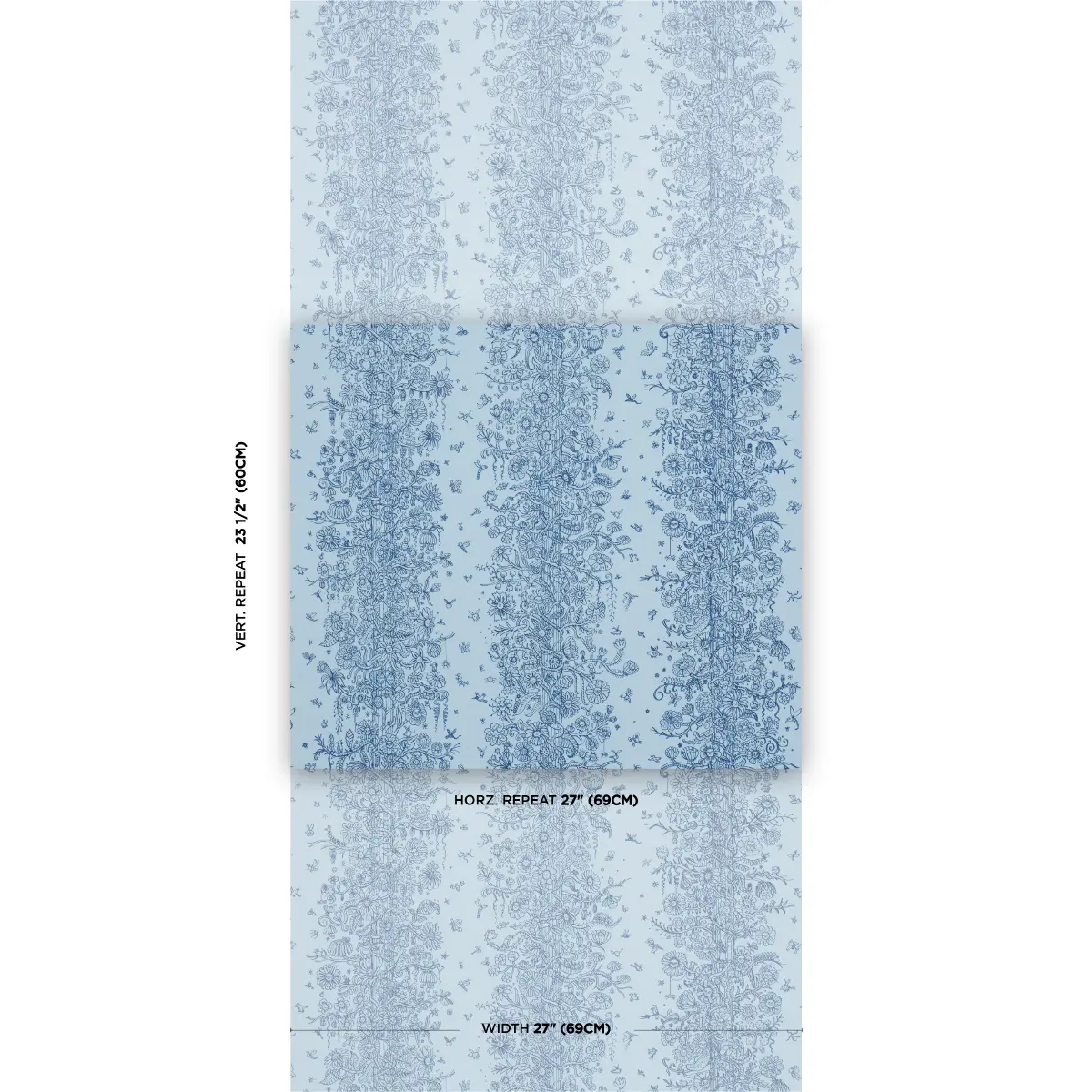 Edward Steed's Towers Of Flowers_ SKY BLUE & NAVY