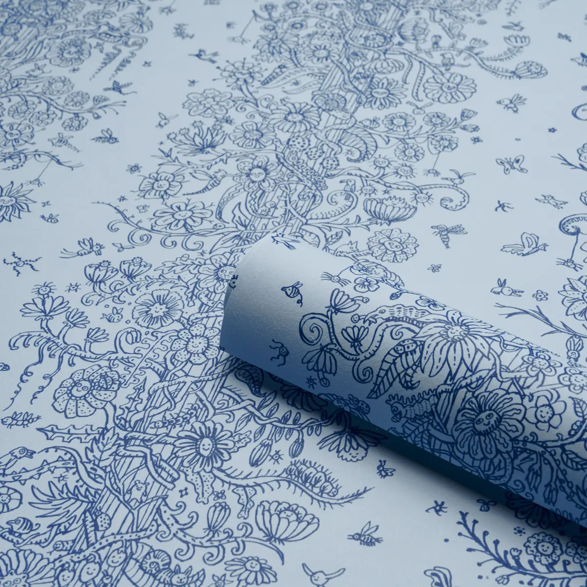 Edward Steed's Towers Of Flowers_ SKY BLUE & NAVY