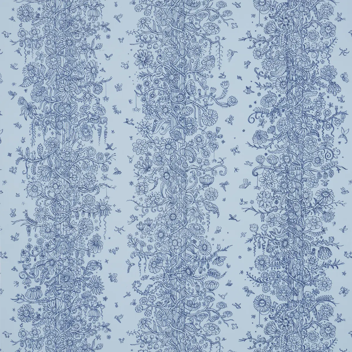 Edward Steed's Towers Of Flowers_ SKY BLUE & NAVY