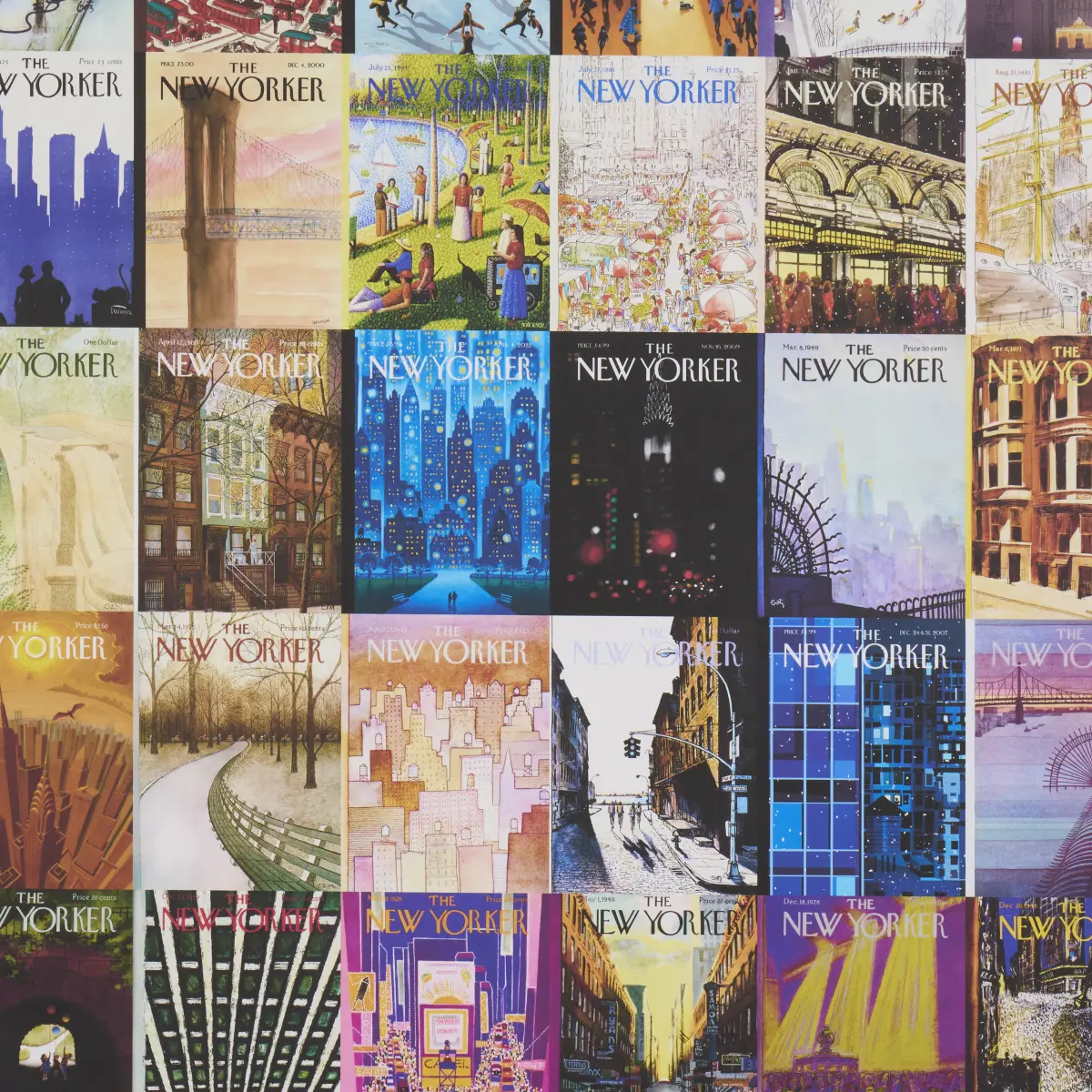 The New Yorker City-view Covers_ MULTICOLOR