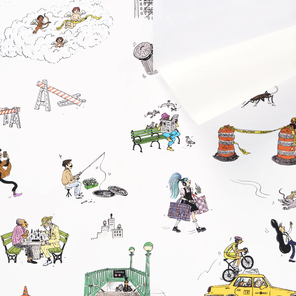 Joana Avillez's Street Scenes_ MULTICOLOR ON WHITE