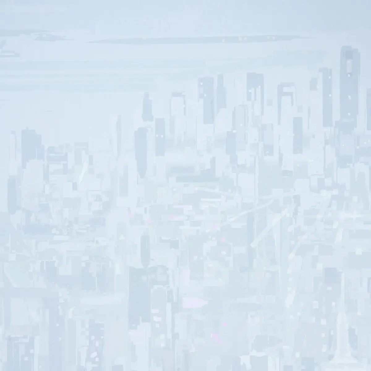 Pascal Campion's New York Skyline_ BLUE