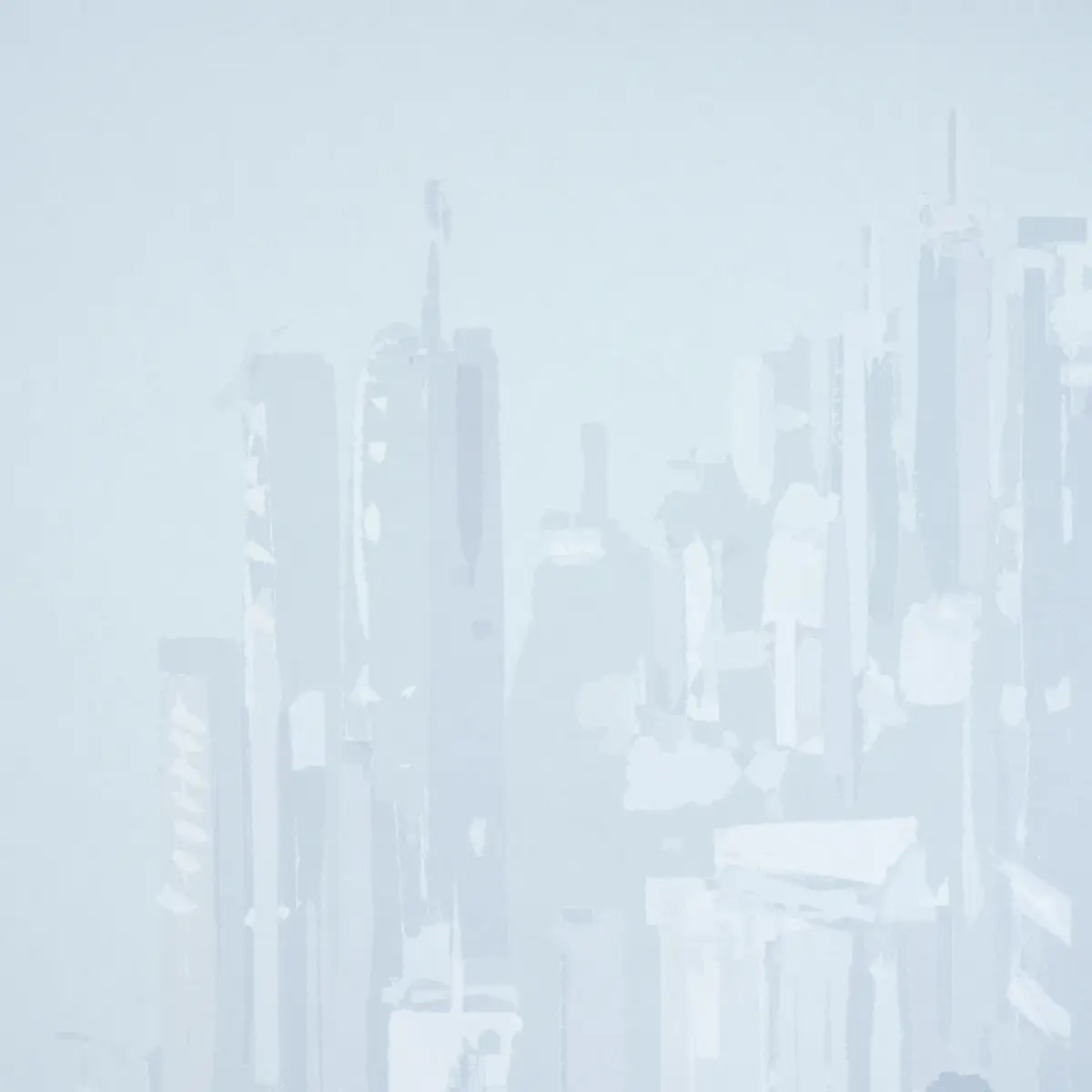 Pascal Campion's New York Skyline_ BLUE