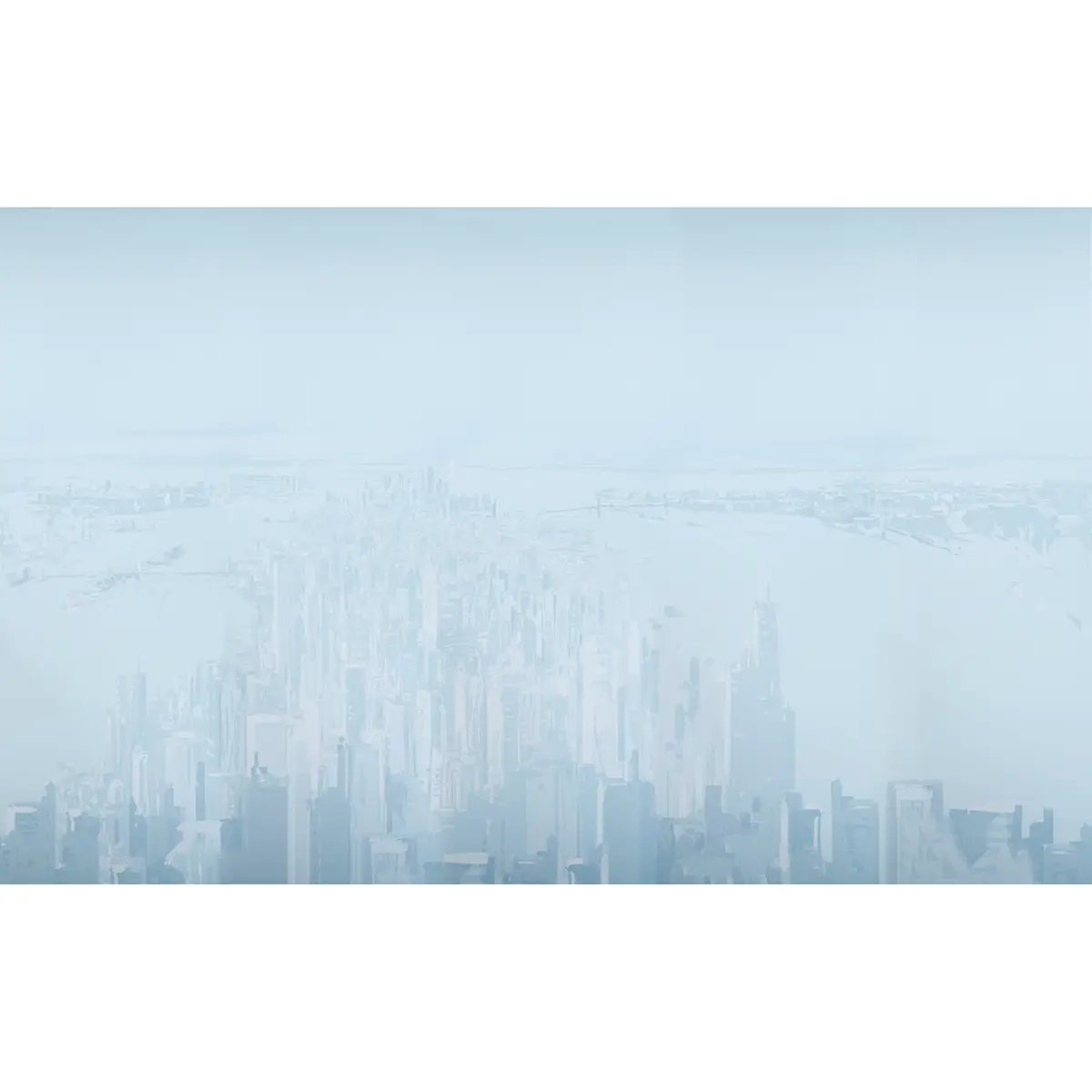 Pascal Campion's New York Skyline_ BLUE