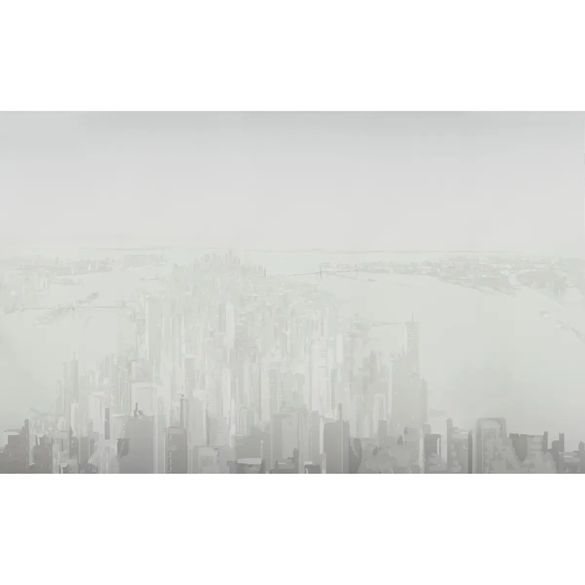 Pascal Campion's New York Skyline_ SOFT GRAY