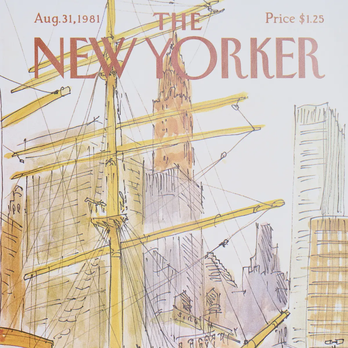 The New Yorker City-view Covers_ MULTICOLOR