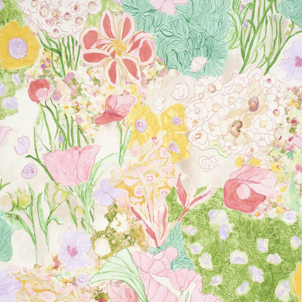 Frank's Garden_ PINK & GREEN