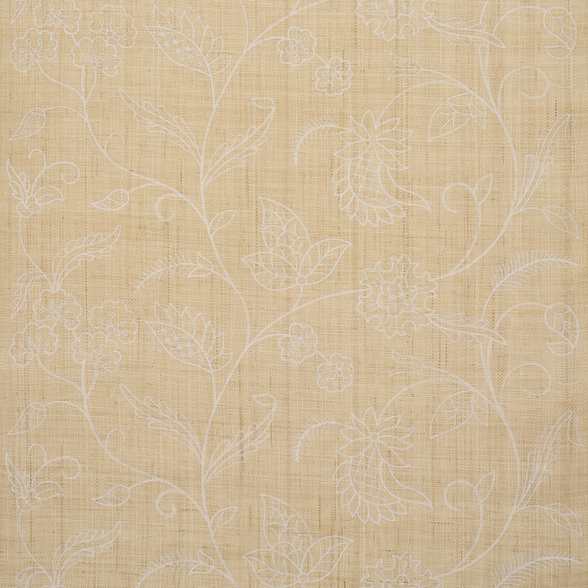 SCONSET EMBROIDERED RAFFIA_ NATURAL